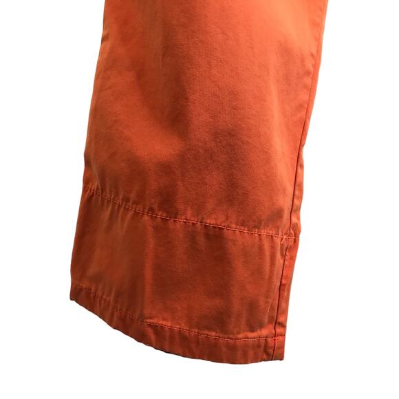 Tailor Vintage Chino Pants Mens Size 32 Orange Straight Leg Flat Front Mid-Rise - Picture 6 of 11